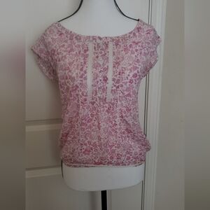American Eagle Outfitters Pink Floral Top